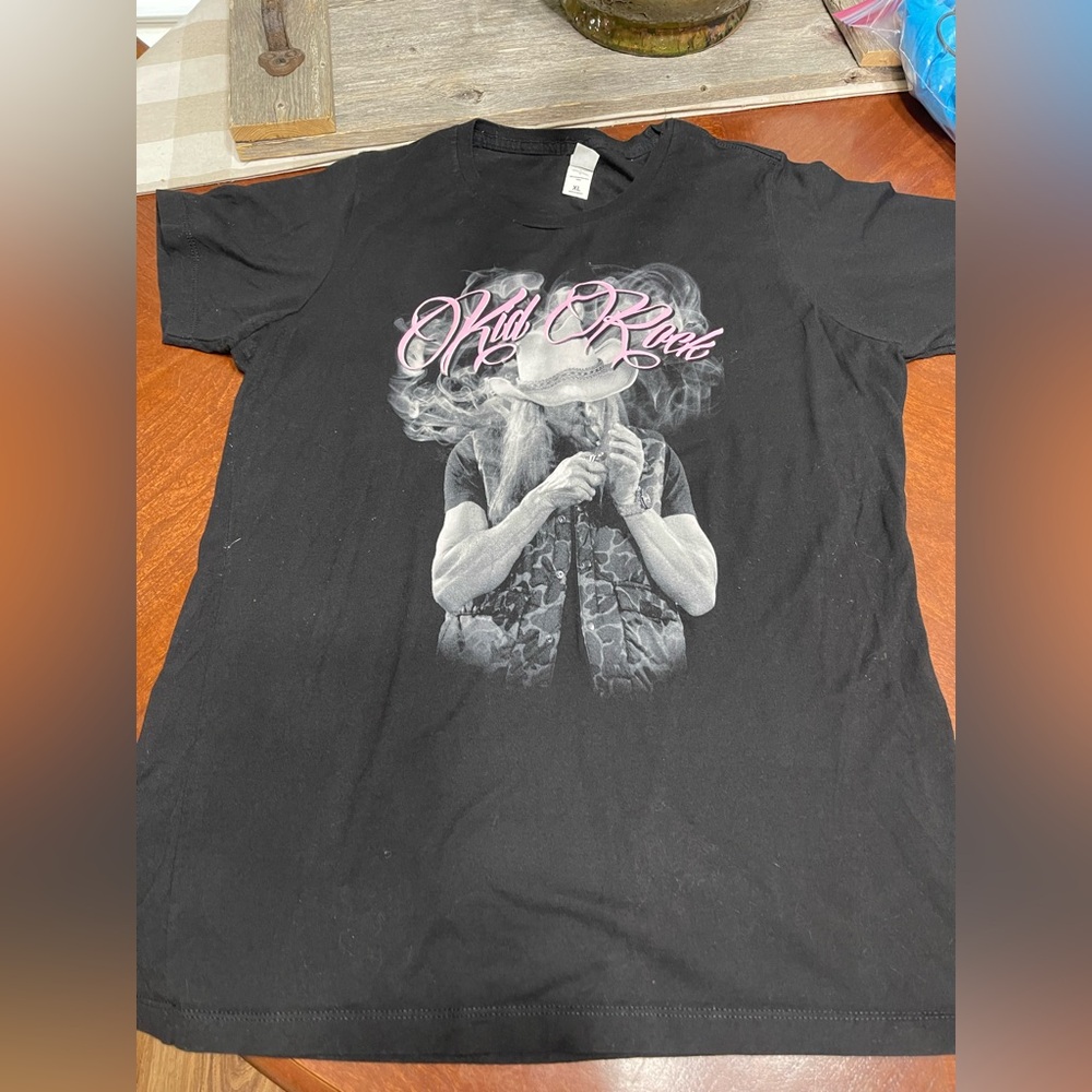 Kid Rock Concert Shirt Xl Bad Reputation Tour 2022 Womens Black Short Sleeve